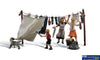 Woo-A1936 Woodland Scenics Wash Day Getaway (6-Pack) Ho Scale Figure