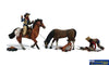 Woo-A1940 Woodland Scenics Ridin& Ropin (6-Pack) Ho Scale Figure