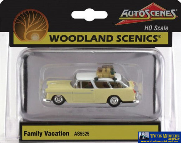 Woo-As5525 Woodland Scenics -Autoscene- Family Vocation Ho Scale Figure