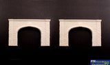Woo-C1157 Woodland Scenics Tunnel-Portals Double-Track Cut-Stone (2-Pieces) N-Scale Scenery