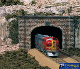 Woo-C1157 Woodland Scenics Tunnel-Portals Double-Track Cut-Stone (2-Pieces) N-Scale Scenery