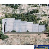 Woo-C1158 Woodland Scenics Retaining-Wall: Concrete 38.1 X 63.5Mm (32M-Scale Length) N-Scale Scenery