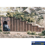 Woo-C1160 Woodland Scenics Retaining-Wall: Timber 46 X 66.6Mm (44M-Scale Length) N-Scale Scenery