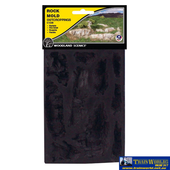 Woo-C1230 Woodland Scenics Rock-Moulds Outcroppings Scenery