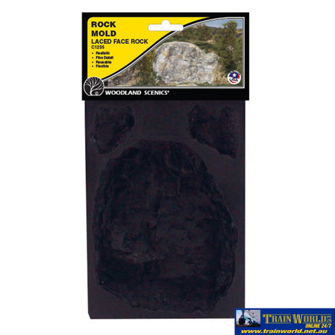 Woo-C1235 Woodland Scenics Rock-Moulds Lanced-Face Rock Scenery