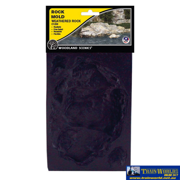 Woo-C1238 Woodland Scenics Rock-Moulds Weathered-Rock Scenery