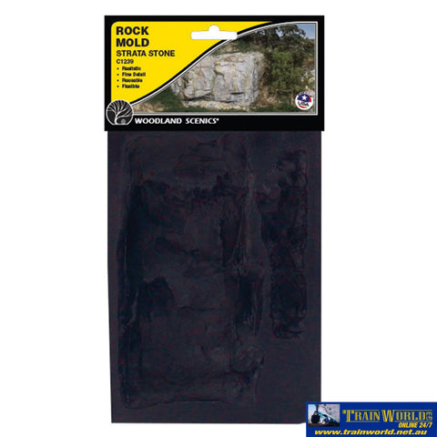 Woo-C1239 Woodland Scenics Rock-Moulds Strata-Stone Scenery