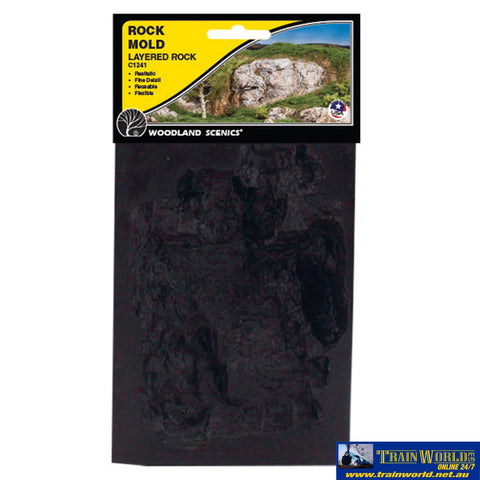 Woo-C1241 Woodland Scenics Rock-Moulds Layered-Rock Scenery