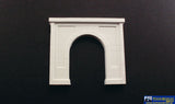 Woo-C1252 Woodland Scenics Tunnel-Portal Single-Track Concrete Ho-Scale Scenery