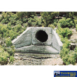 Woo-C1262 Woodland Scenics Culvert Concrete (2) Ho-Scale Scenery