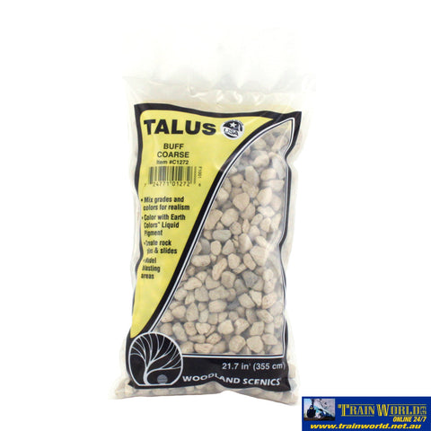 Woo-C1272 Woodland Scenics Bag Talus Coarse-Buff Scenery