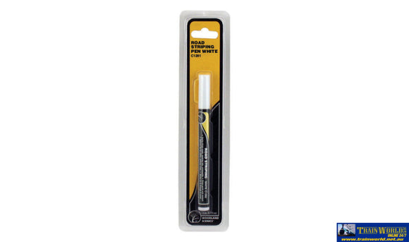 Woo-C1291 Woodland Scenics Road-Stripe Pen (White) Scenery