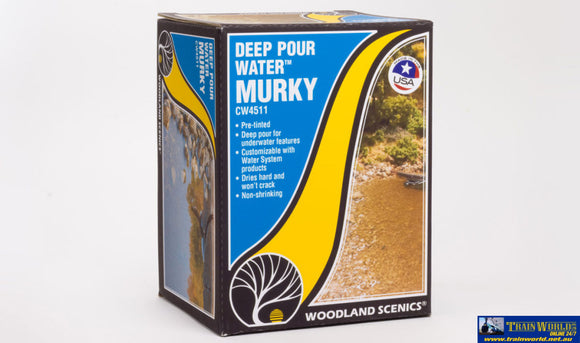 Woo-Cw4511 Woodland Scenics Deep-Pour Water (Murky) 354Ml Scenery