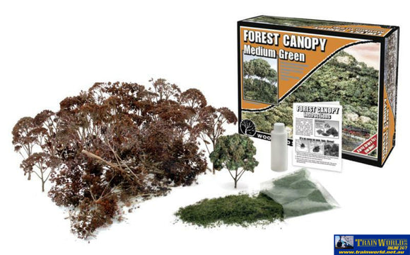 Woo-F1661 Woodland Scenics Forest-Canopy Medium-Green Scenery