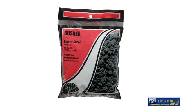 Woo-Fc148 Woodland Scenics Bag Bushes Forest Green Scenery