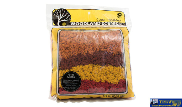 Woo-Fc186 Woodland Scenics Large-Bag Clump-Foliage Fall-Mix Scenery