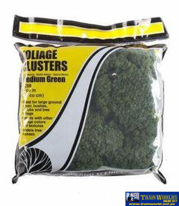 Woo-Fc58 Woodland Scenics Bag Foliage-Clusters Medium-Green Scenery