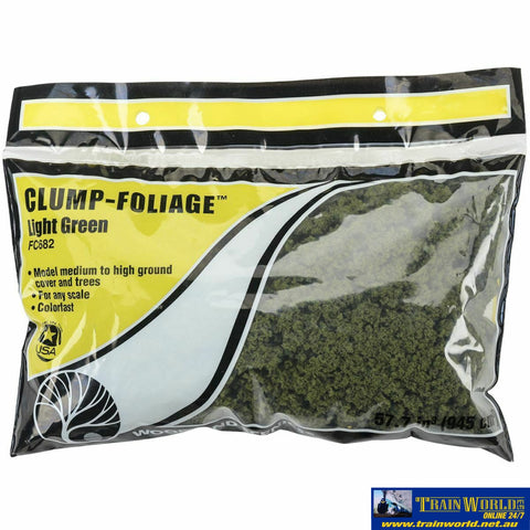 Woo-Fc682 Woodland Scenics Bag Clump-Foliage Light-Green Scenery