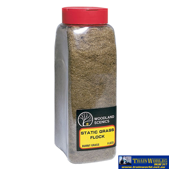 Woo-Fl633 Woodland Scenics Shaker Static-Grass Flock Burnt-Grass (1-3Mm Length) Scenery