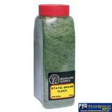 Woo-Fl636 Woodland Scenics Shaker Static-Grass Flock Dark-Green (1-3Mm Length) Scenery