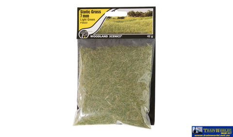 Woo-Fs623 Woodland Scenics Bag Static-Grass Flock Light-Green (7Mm Length) Scenery