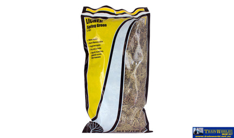 Woo-L161 Woodland Scenics Bag Lichen Spring-Green Scenery