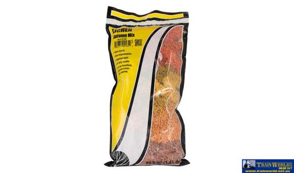Woo-L165 Woodland Scenics Bag Lichen Autumn-Mix Scenery