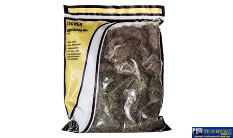 Woo-L167 Woodland Scenics Bag Lichen Light-Green Mix Scenery