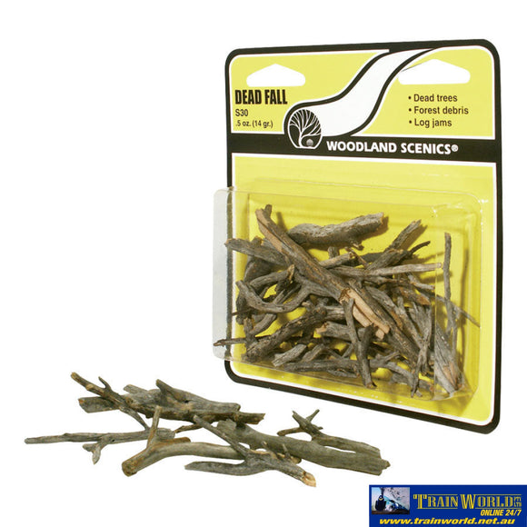 Woo-S30 Woodland Scenics Dead-Fall 14G Scenery