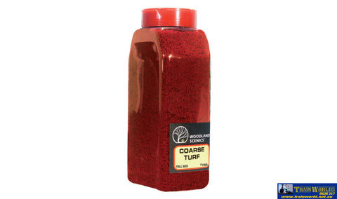 Woo-T1355 Woodland Scenics Shaker Turf Fall Red (Coarse) Scenery