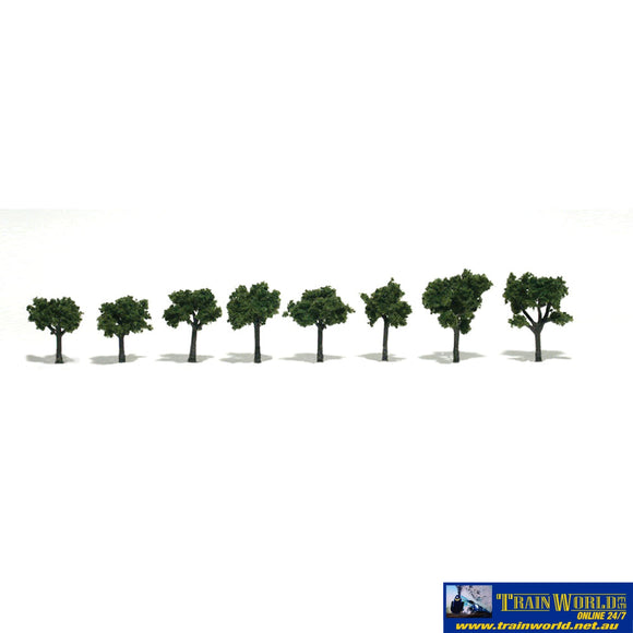 Woo-Tr1501 Woodland Scenics Realistic-Trees Medium-Green (8) 19-31.7Mm (0.75-1.25) Height Scenery