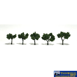 Woo-Tr1502 Woodland Scenics Realistic-Trees Medium-Green (4) 31.7-50.8Mm (1.25-2) Height Scenery