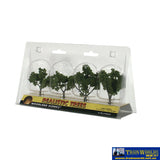 Woo-Tr1503 Woodland Scenics Realistic-Trees Light-Green (4) 50.8-76.2Mm (2-3) Height Scenery