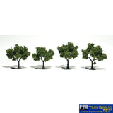 Woo-Tr1503 Woodland Scenics Realistic-Trees Light-Green (4) 50.8-76.2Mm (2-3) Height Scenery
