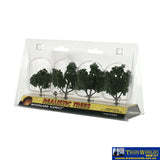 Woo-Tr1504 Woodland Scenics Realistic-Trees Medium-Green (4) 50.8-76.2Mm (2-3) Height Scenery