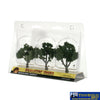 Woo-Tr1507 Woodland Scenics Realistic-Trees Medium-Green (3) 76.2-101Mm (3-4) Height Scenery