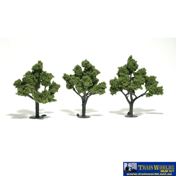 Woo-Tr1509 Woodland Scenics Realistic-Trees Light-Green (3) 101-127Mm (4-5) Height Scenery