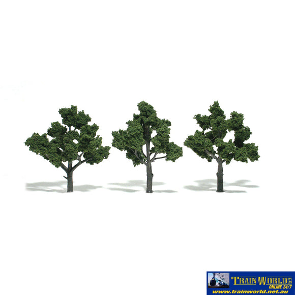 Woo-Tr1510 Woodland Scenics Realistic-Trees Medium-Green (3) 101-127Mm (4-5) Height Scenery