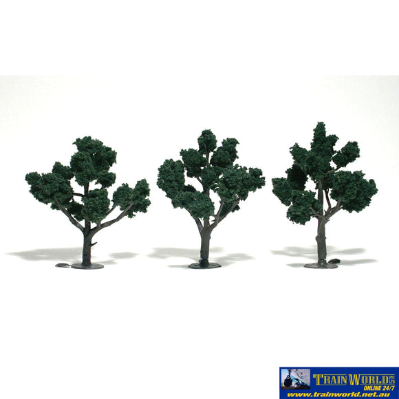 Woo-Tr1511 Woodland Scenics Realistic-Trees Dark-Green (3) 101-127Mm (4-5) Height Scenery