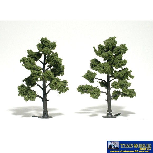 Woo-Tr1512 Woodland Scenics Realistic-Trees Light-Green (2) 127-152Mm (5-6) Height Scenery