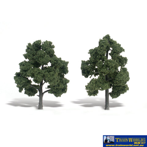 Woo-Tr1513 Woodland Scenics Realistic-Trees Medium-Green (2) 127-152Mm (5-6) Height Scenery