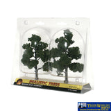 Woo-Tr1513 Woodland Scenics Realistic-Trees Medium-Green (2) 127-152Mm (5-6) Height Scenery