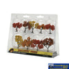 Woo-Tr1540 Woodland Scenics Realistic-Trees Fall-Mix (8) 44.5-76.2Mm (1.75-3) Height Scenery