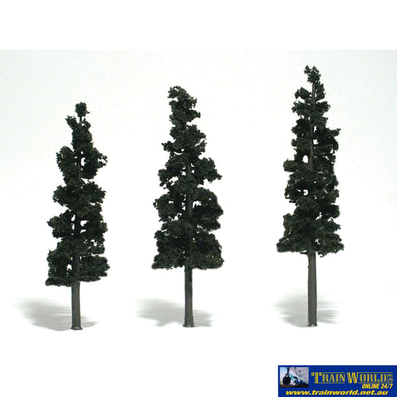 Woo-Tr1562 Woodland Scenics Realistic-Trees Conifer-Green (3) 152-177Mm (6-7) Height Scenery