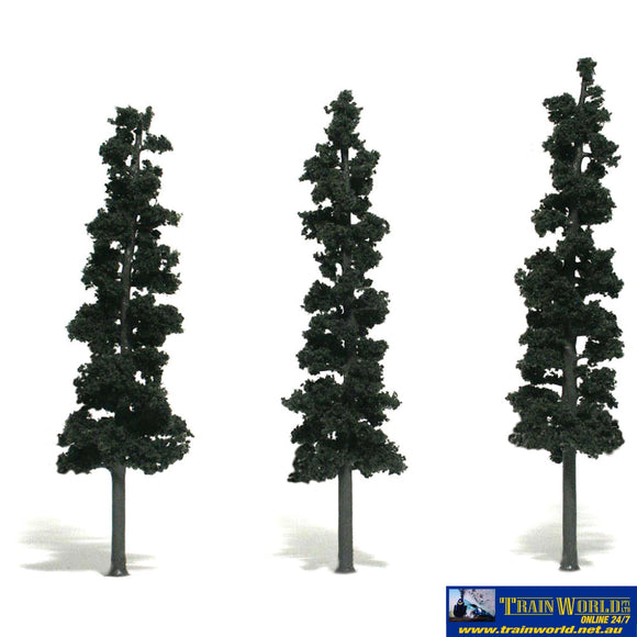 Woo-Tr1563 Woodland Scenics Realistic-Trees Conifer-Green (3) 177-203Mm (7-8) Height Scenery