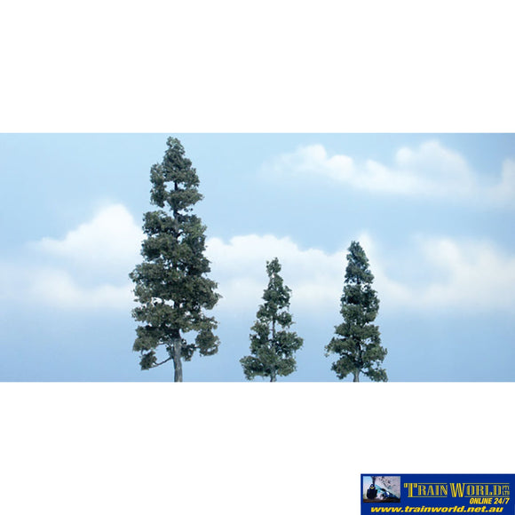 Woo-Tr1619 Woodland Scenics Premium-Trees Juniper (3) 63.5/76.2/130Mm (2.5/3/5.125) Height Scenery