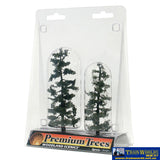 Woo-Tr1621 Woodland Scenics Premium-Trees Spruce (2) 101/127Mm (4/5) Height Scenery