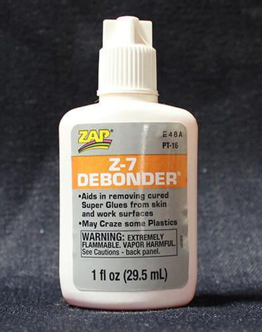 Zap-Pt16 Zap Ca (Cyanoacrylate) Z-7 Debonder 28.3G Glueandpaint