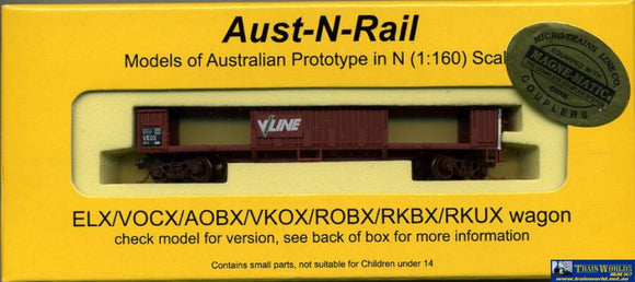 Anr-3324 Aust-N-Rail Vocx V/Line Number 65 With Micro-Trains Bogies N-Scale Rolling Stock