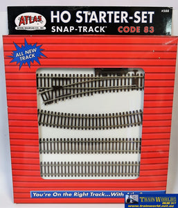 Atl-0588 Atlas Snap-Track Ho Code-83 18 (457.2Mm) Starter Set Track/accessories
